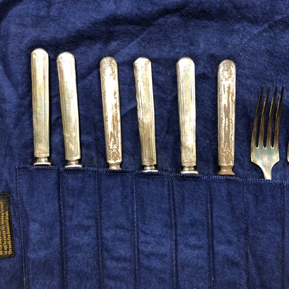 1847 Rogers Bros Frank Herschede Silversmith Vintage XS Triple 36 Pcs Silverware - Picture 4 of 11